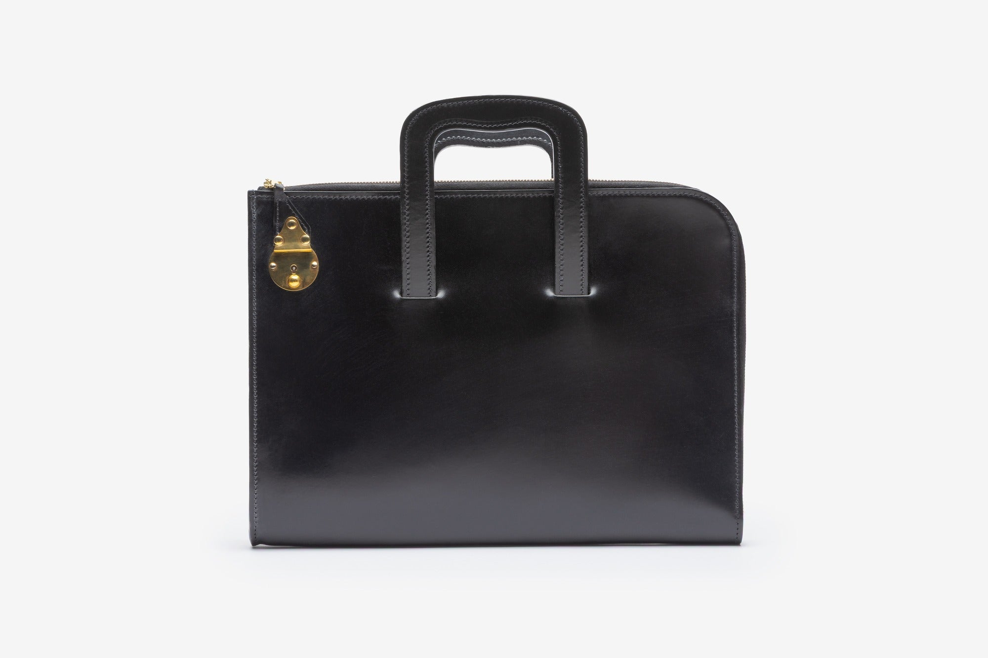 The Melbury folio in Black - front