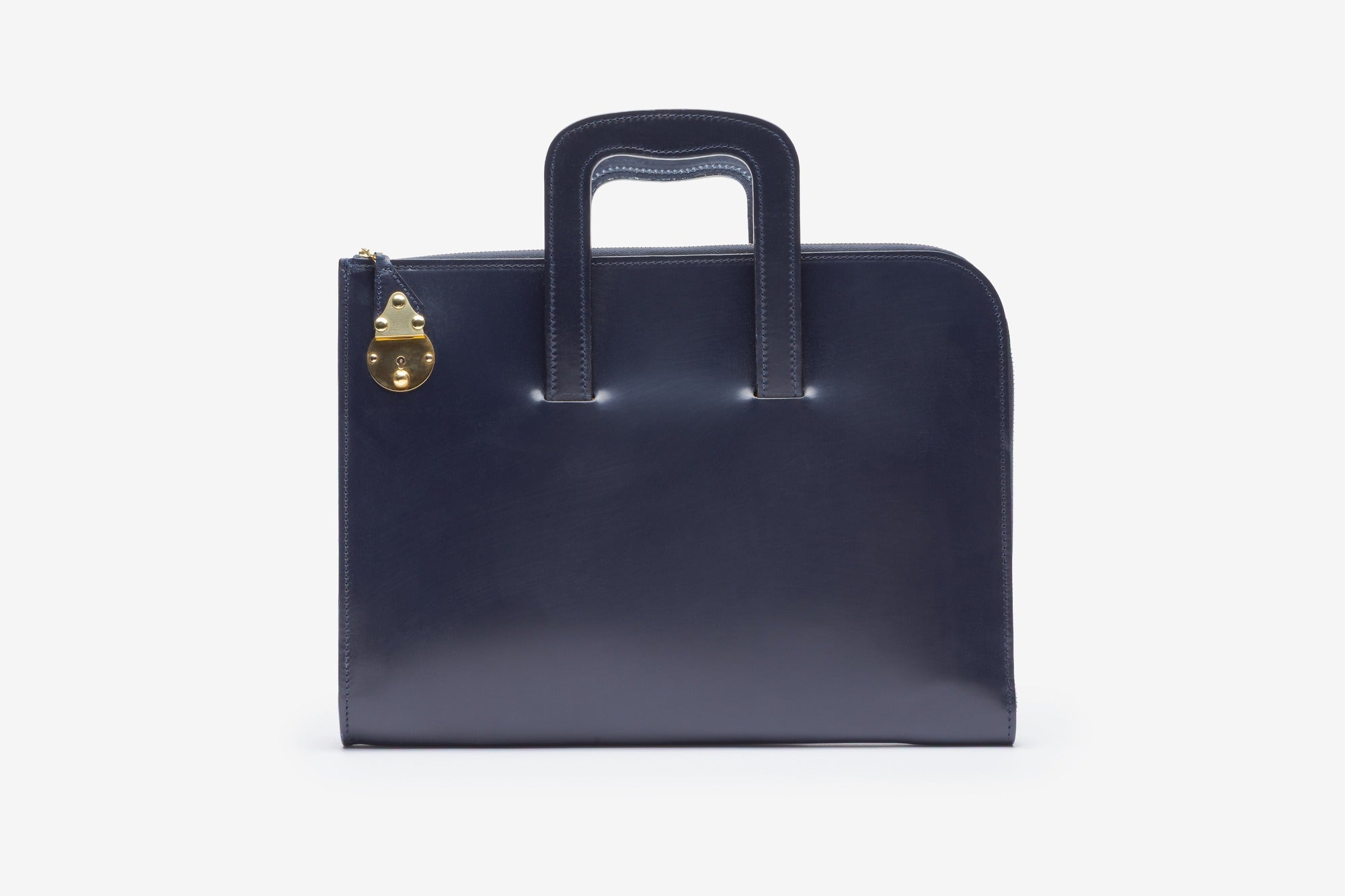 The Melbury folio in Navy - front