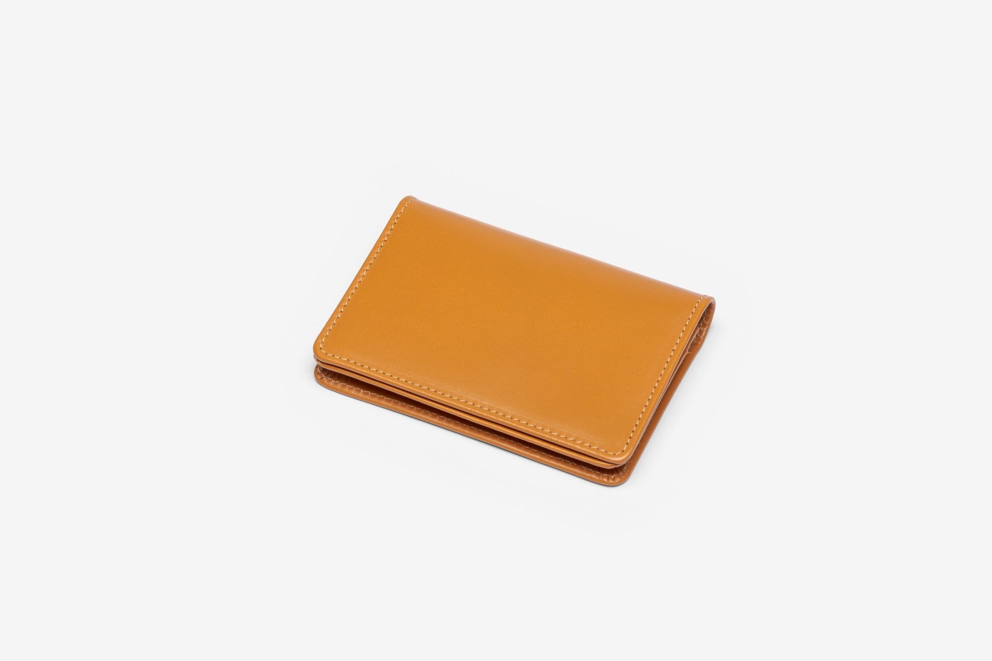 Bridle business card case in Newton Tan