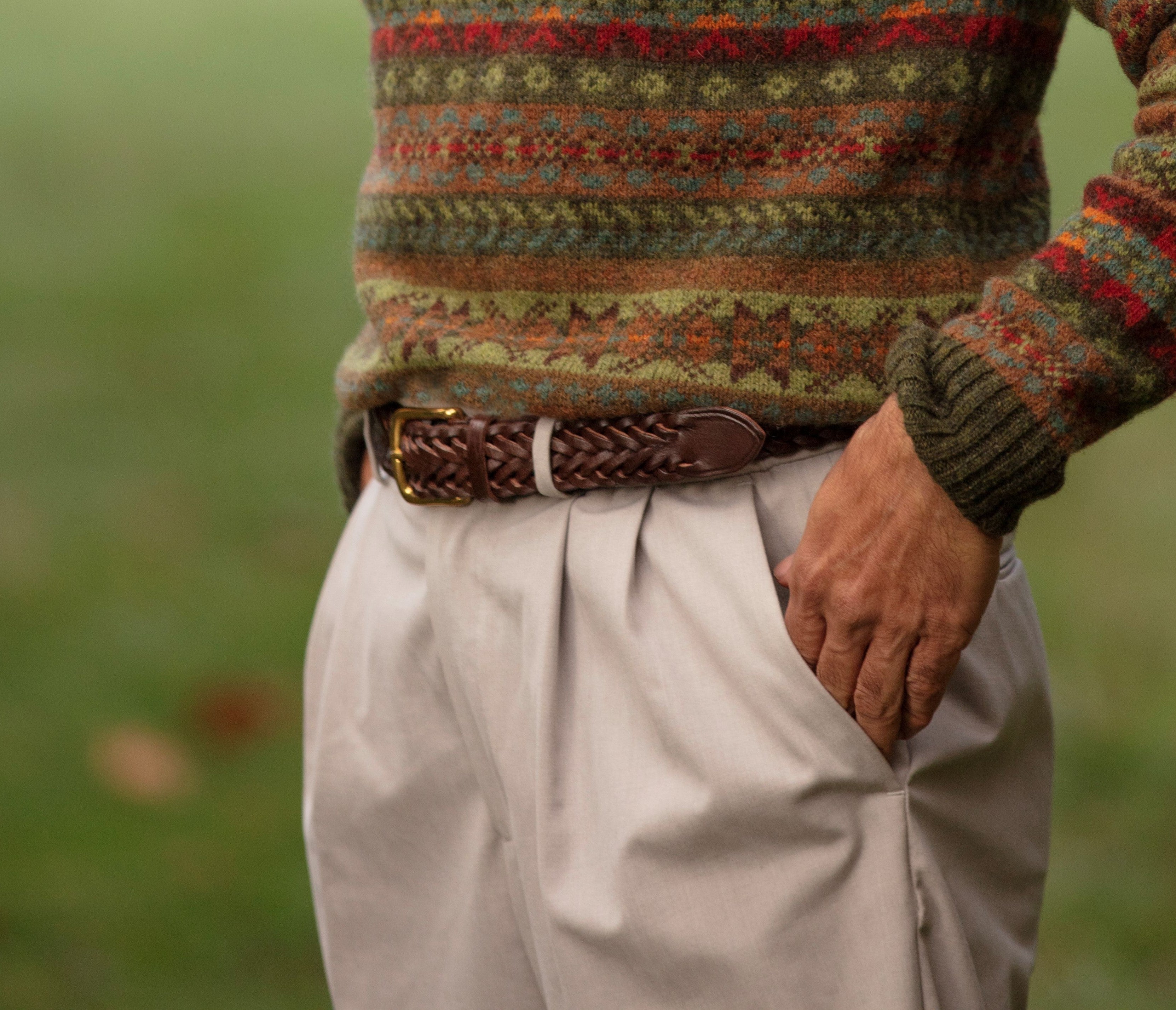 HEAVYWEIGHT HERRINGBONE BELT