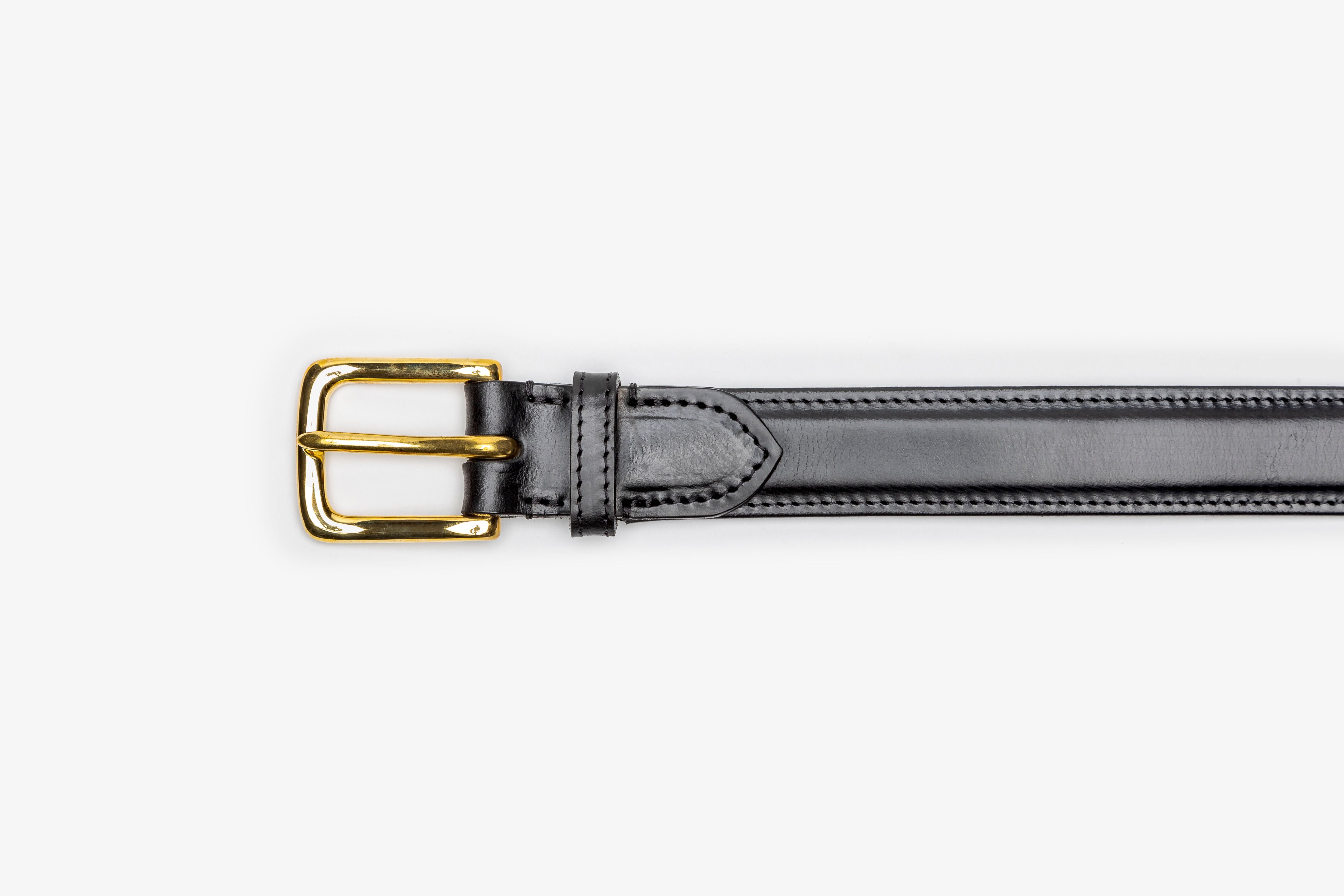 SELF-LINED PADDED BRIDLE BELT