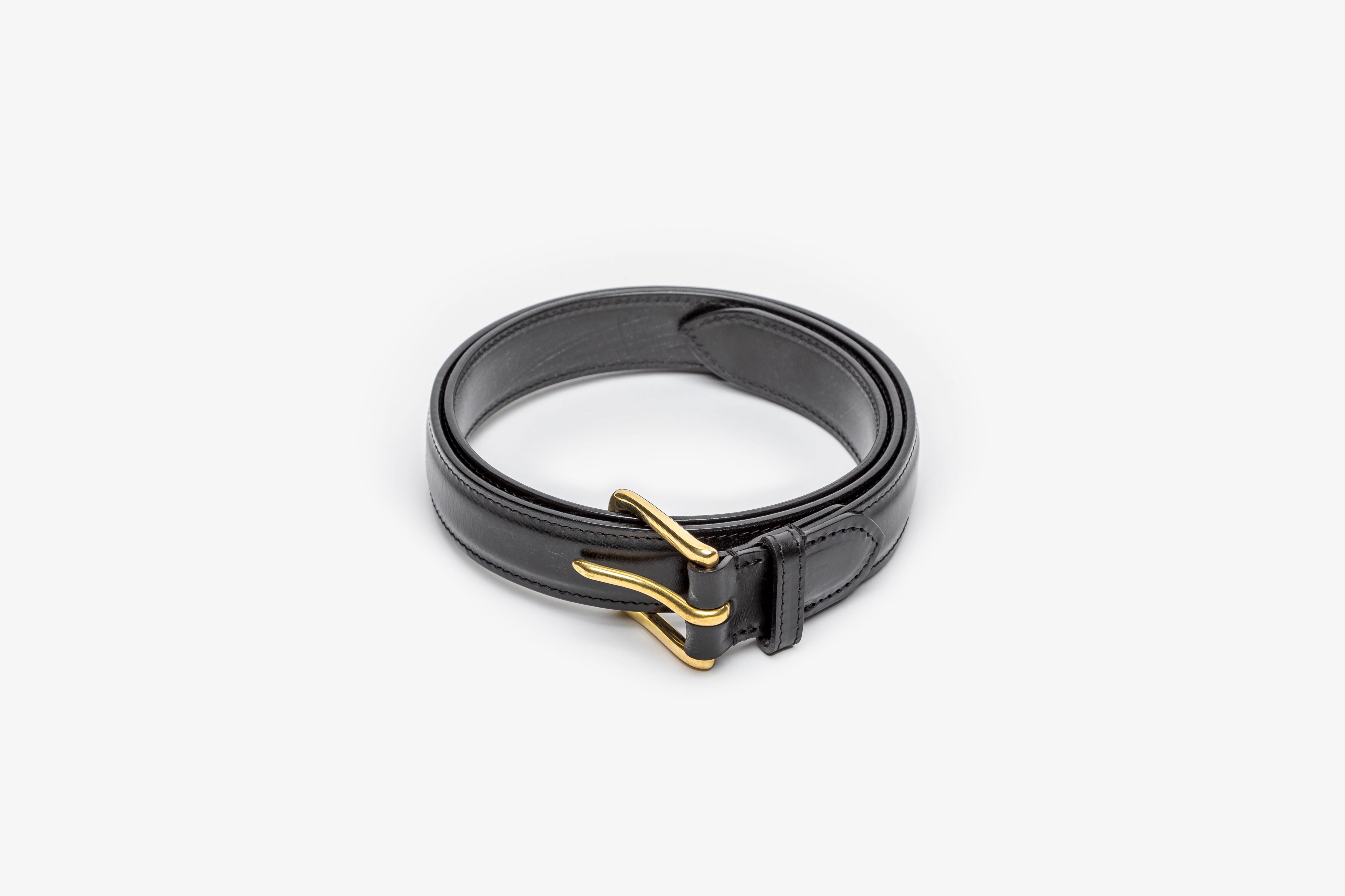 SELF-LINED PADDED BRIDLE BELT