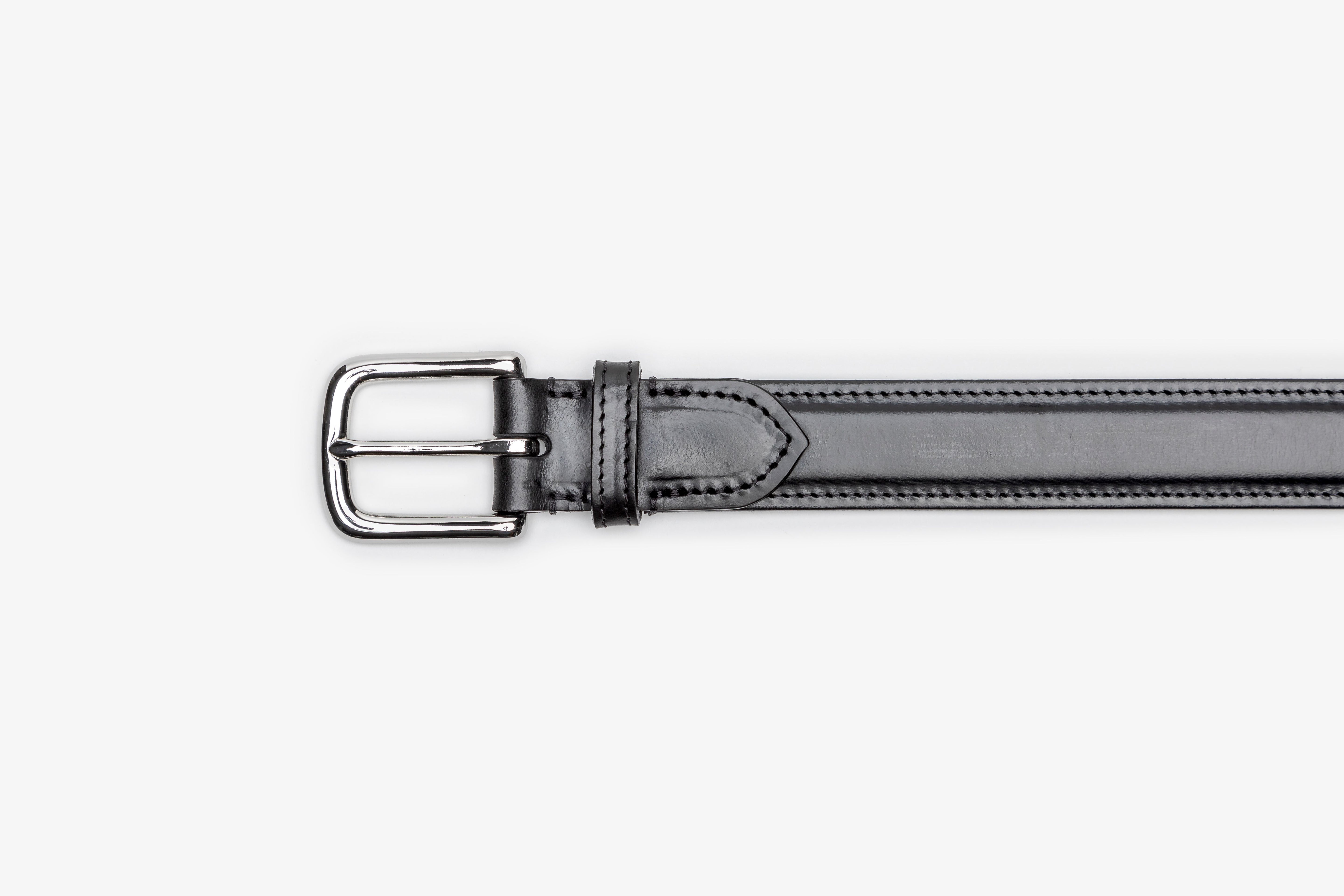 SELF-LINED PADDED BRIDLE BELT