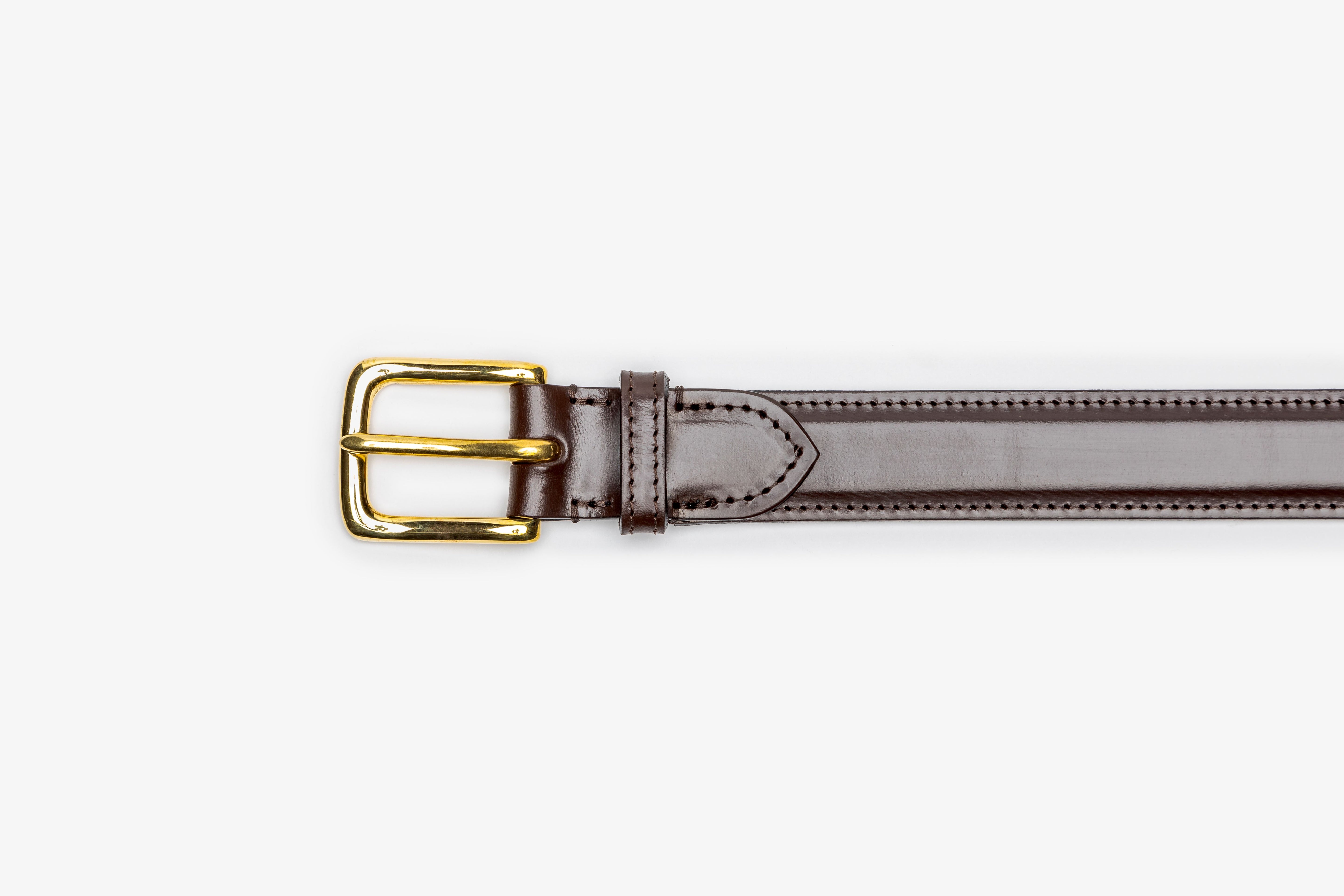 SELF-LINED PADDED BRIDLE BELT