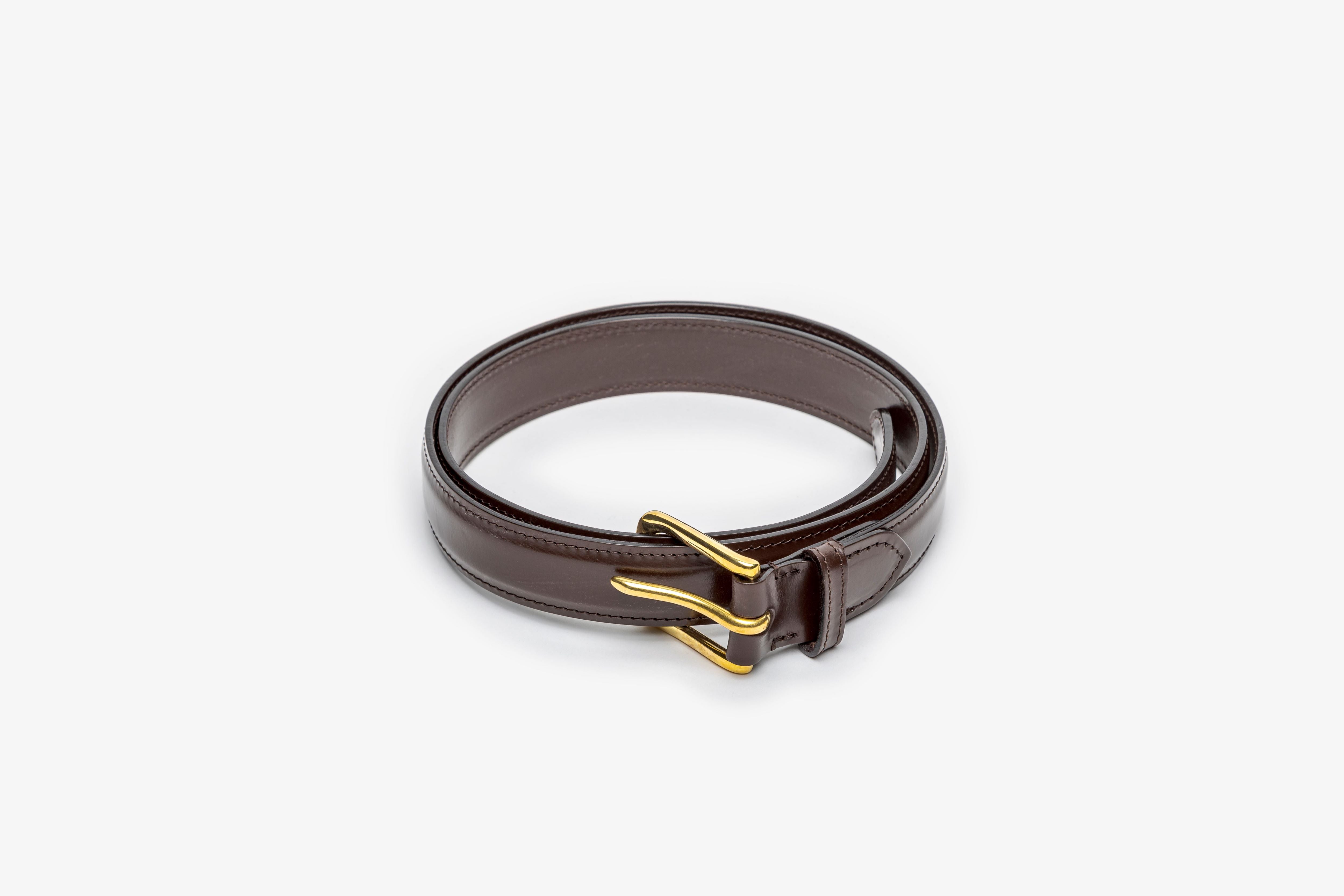 SELF-LINED PADDED BRIDLE BELT