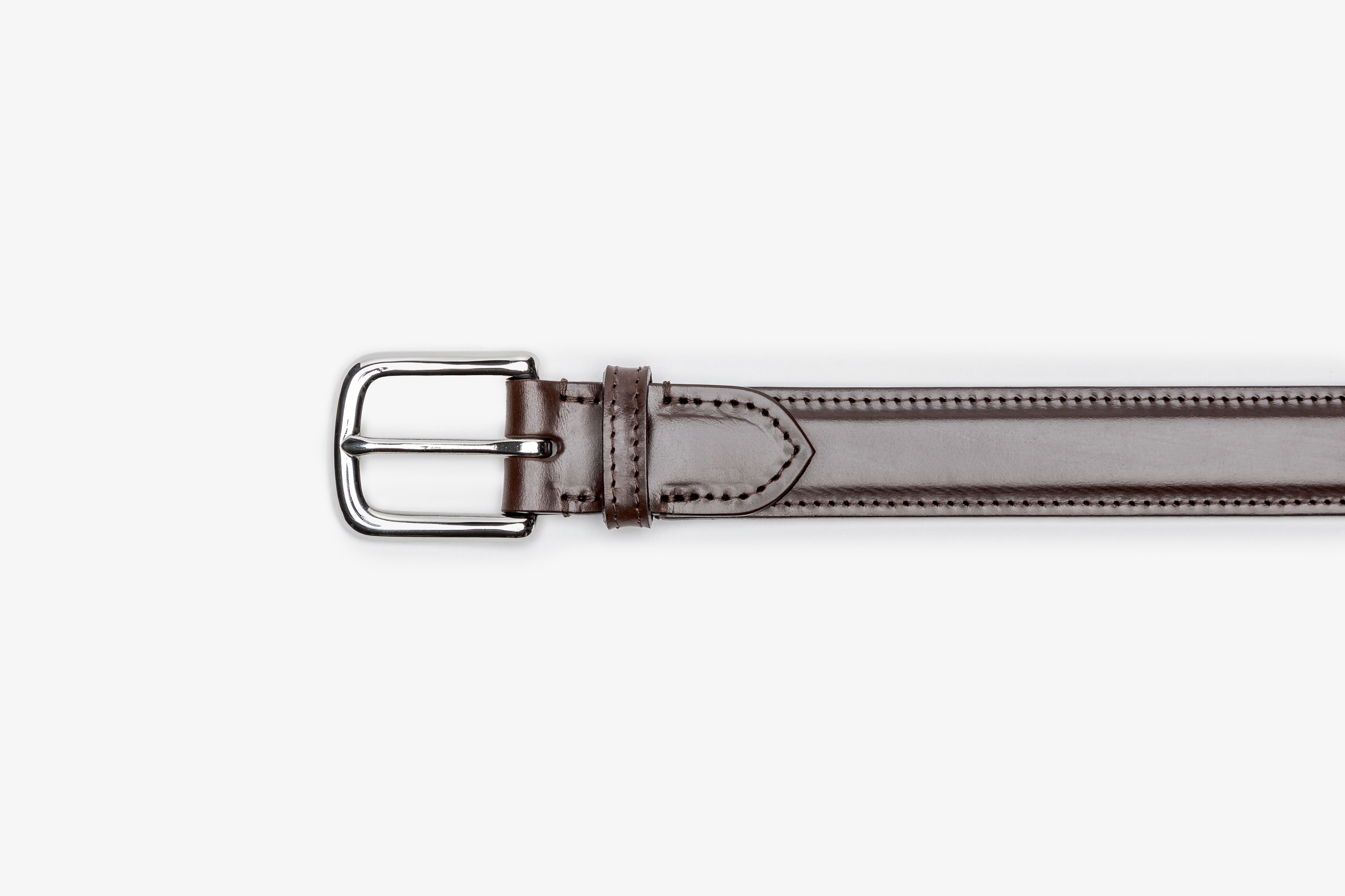 SELF-LINED PADDED BRIDLE BELT
