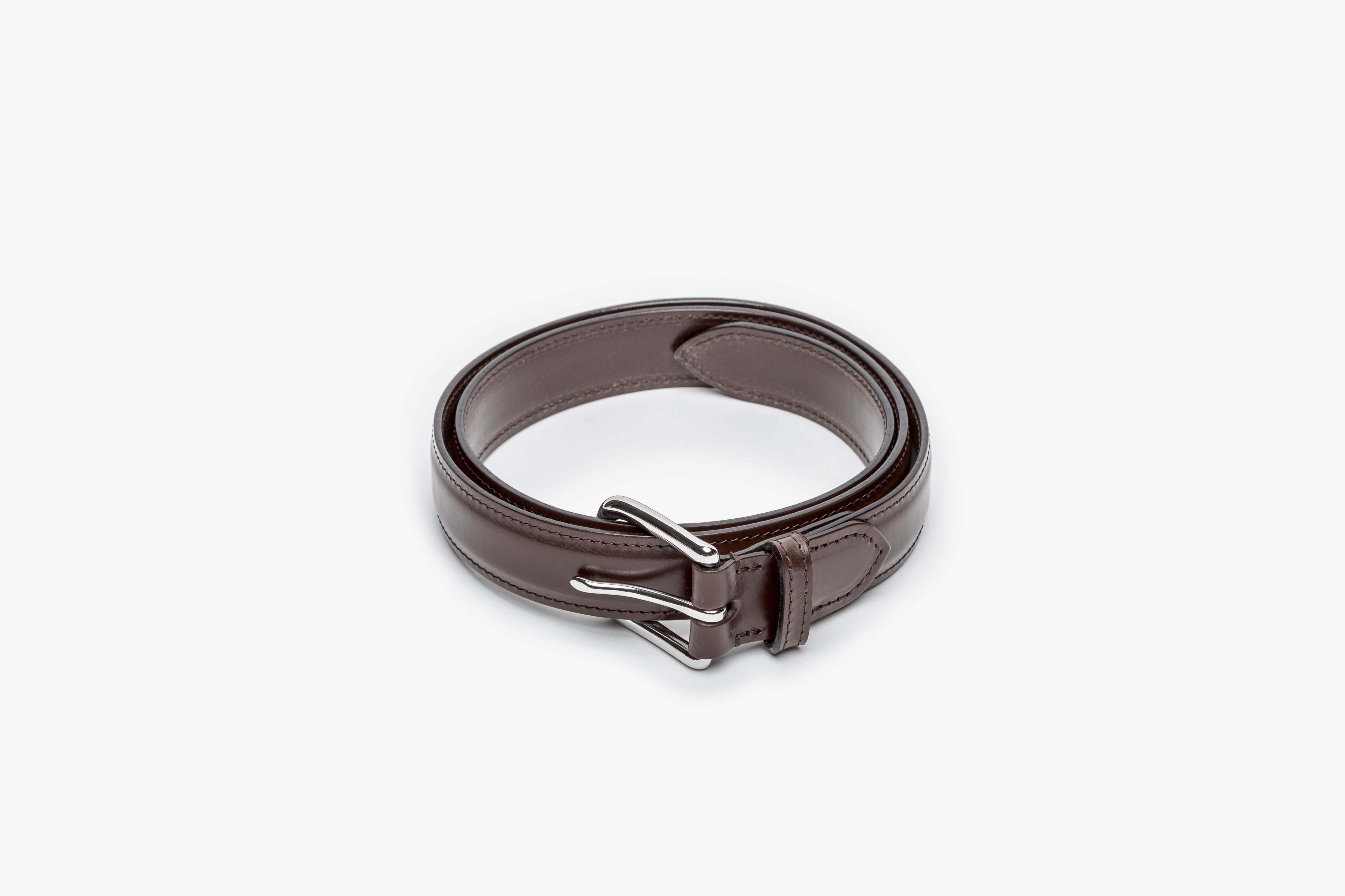 SELF-LINED PADDED BRIDLE BELT
