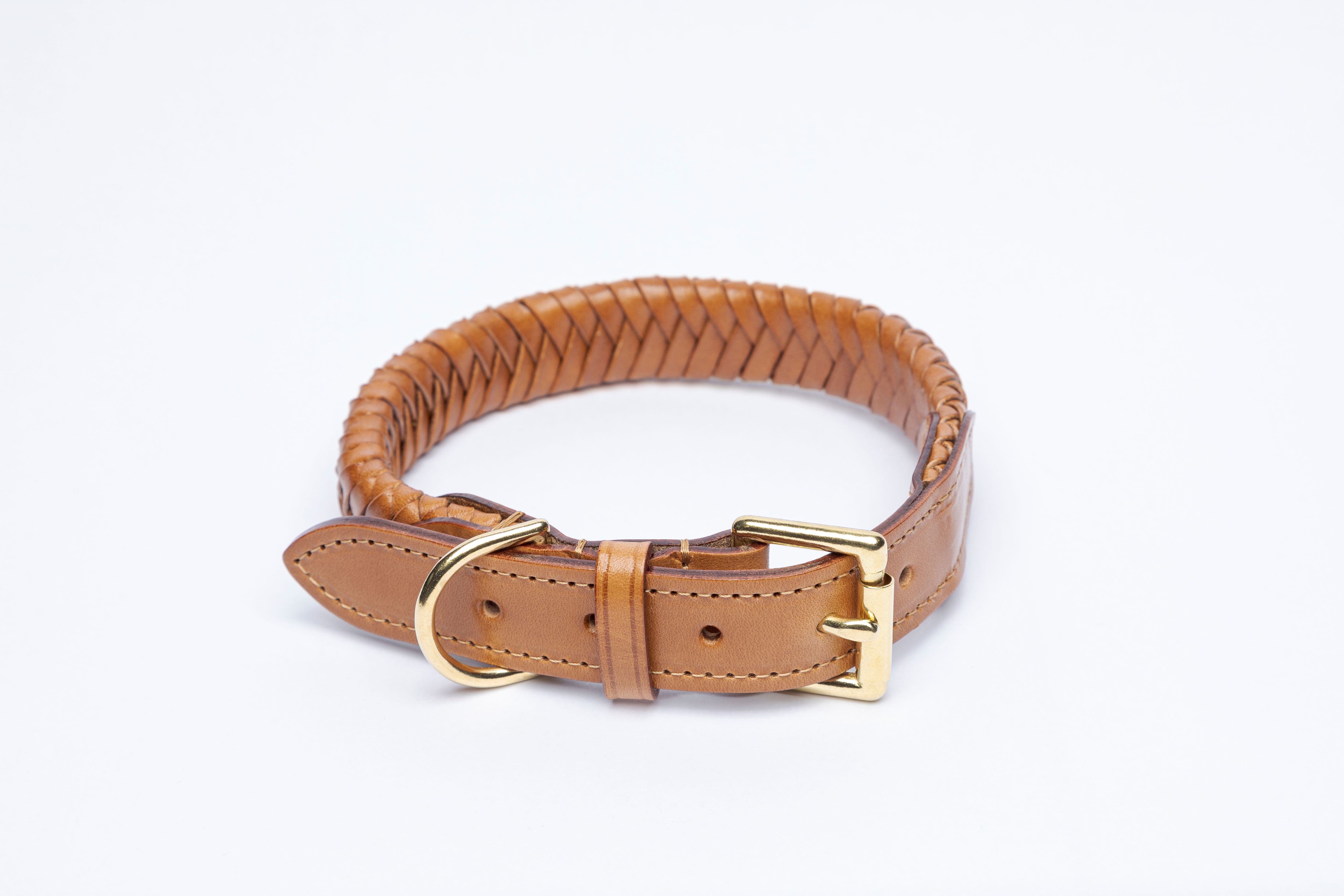 Plaited Dog Collar
