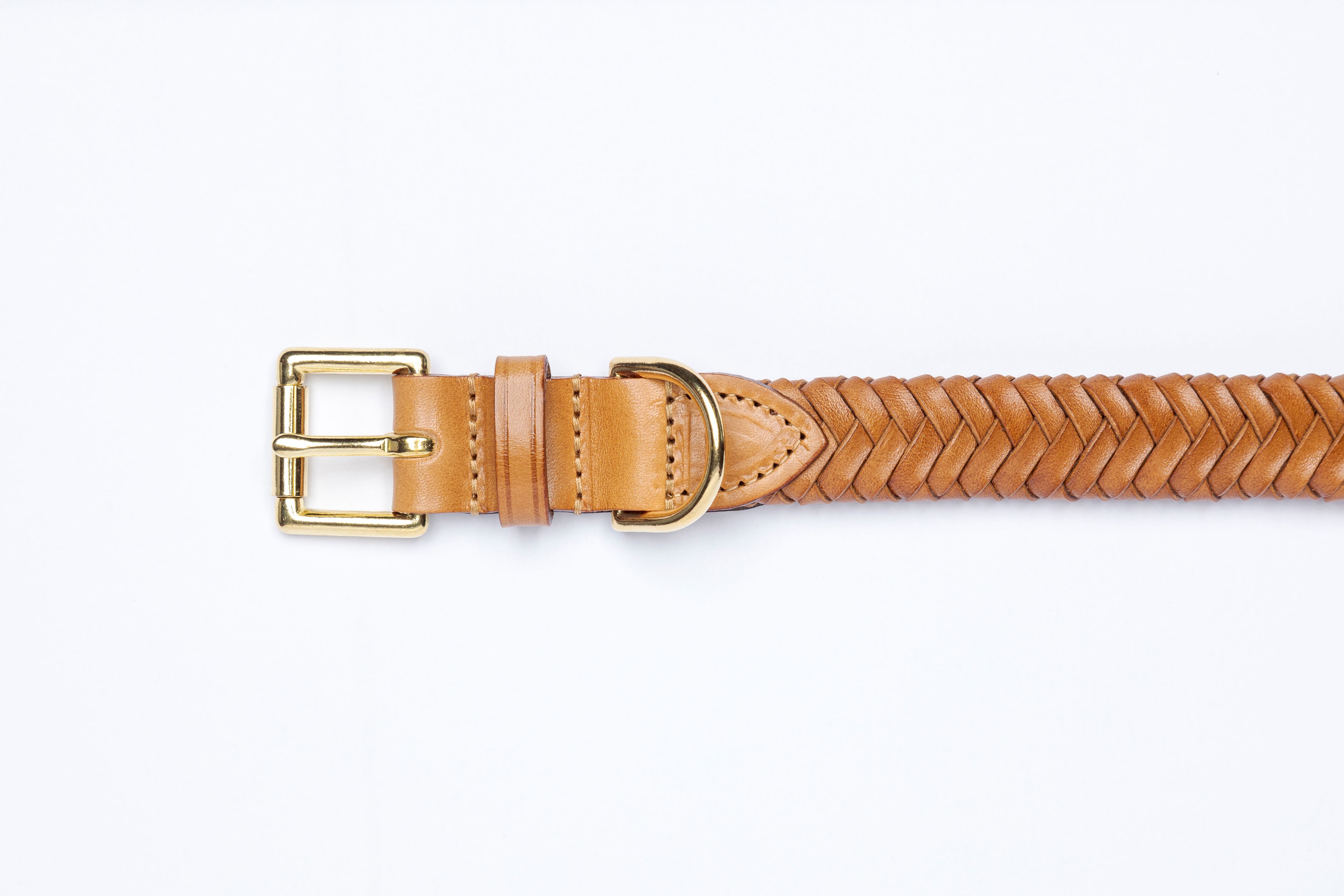Plaited Dog Collar