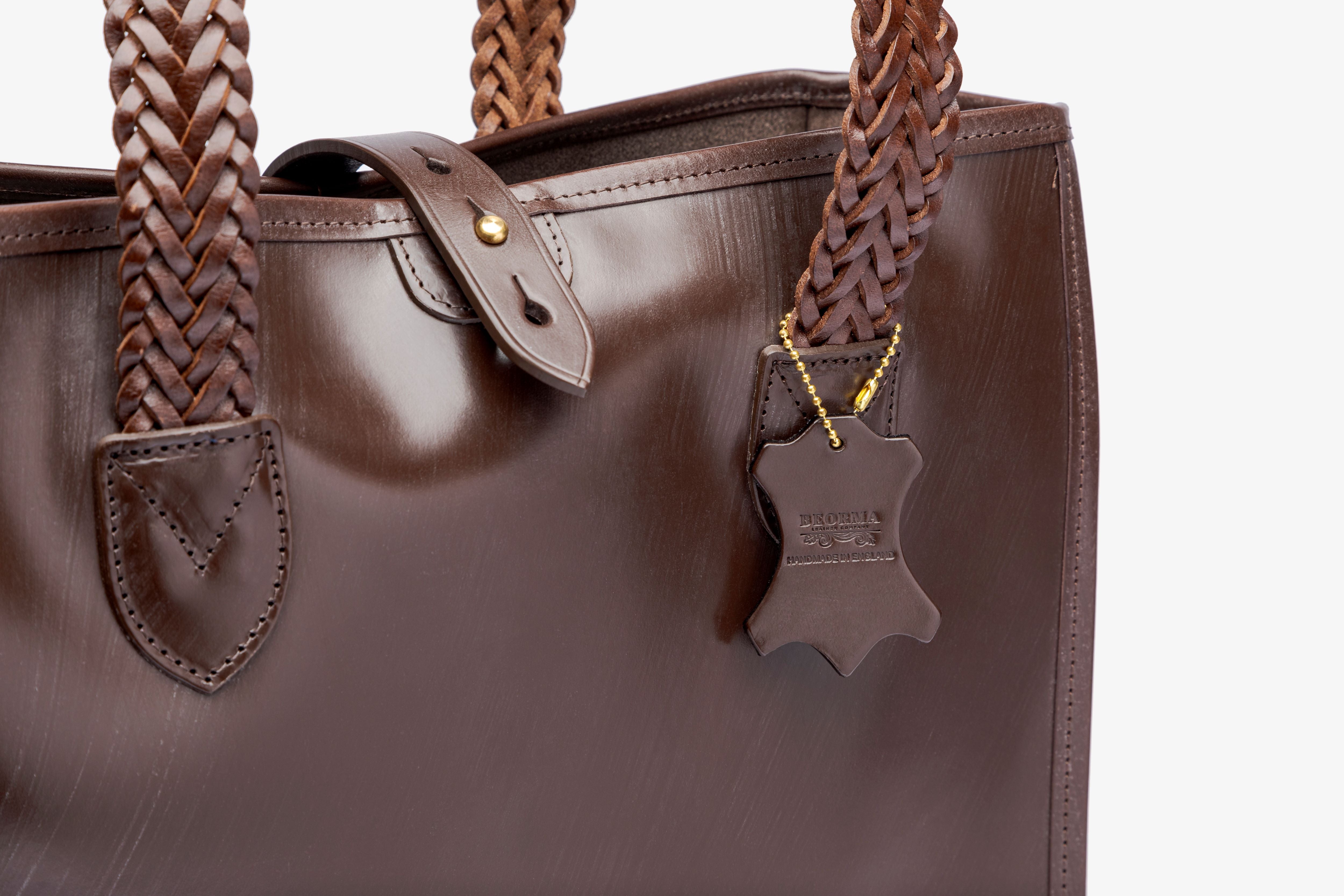 The Bodleian Bridle Leather Tote Bag