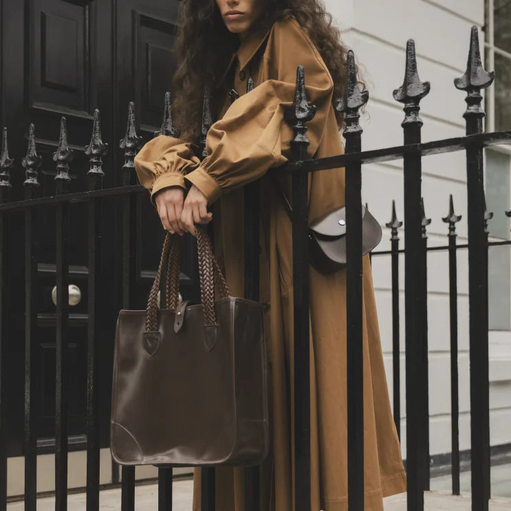 The Bodleian Bridle Leather Tote Bag