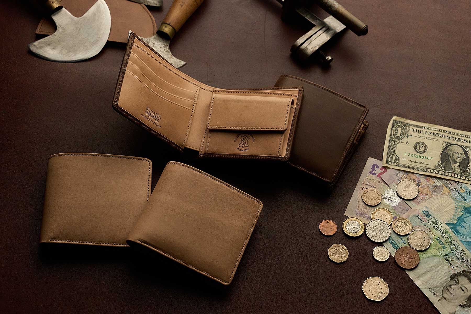 The Clarence Vintage Leather Wallet