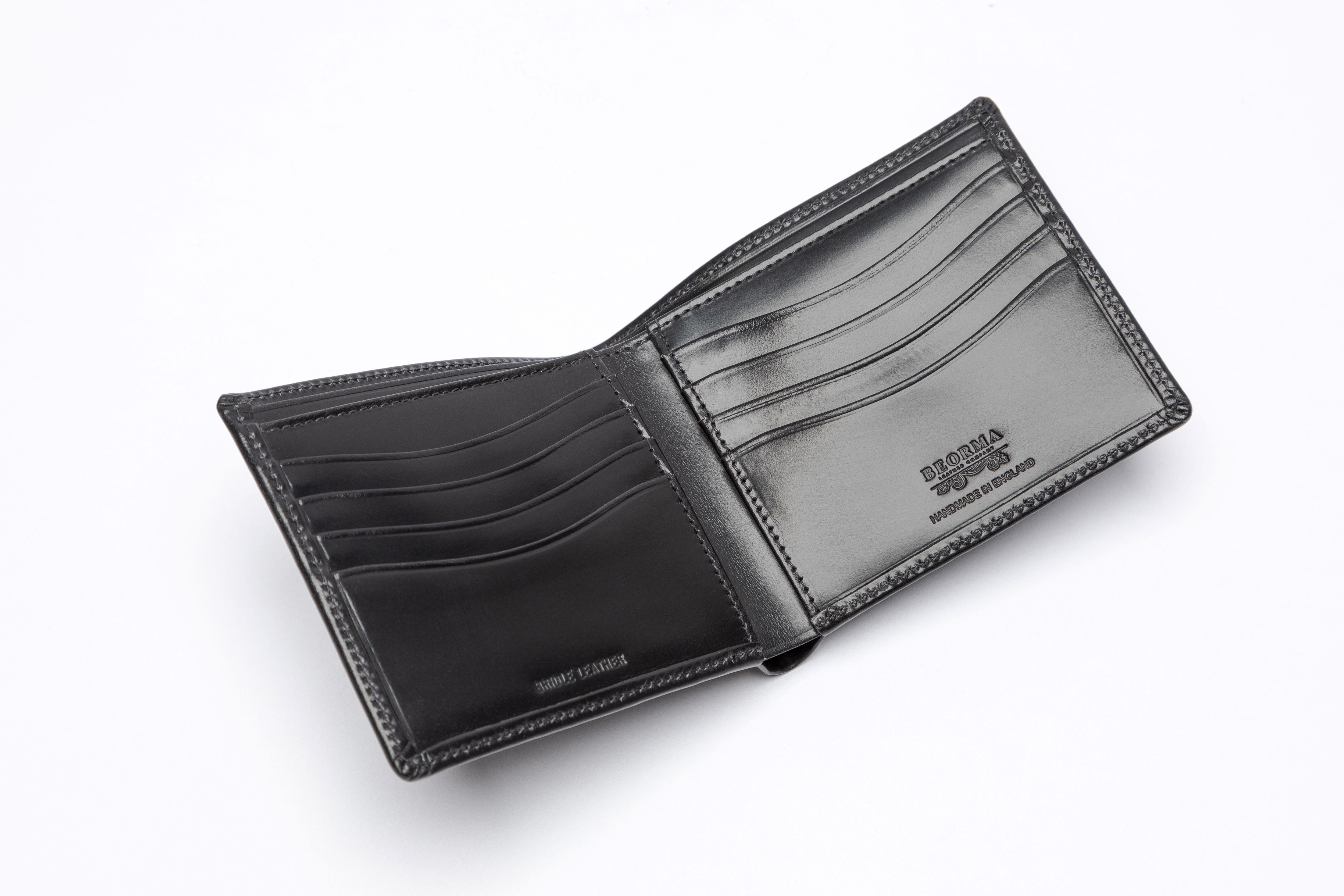 THE BRIDLE LEATHER REGENT 8 CARD BILLFOLD WALLET