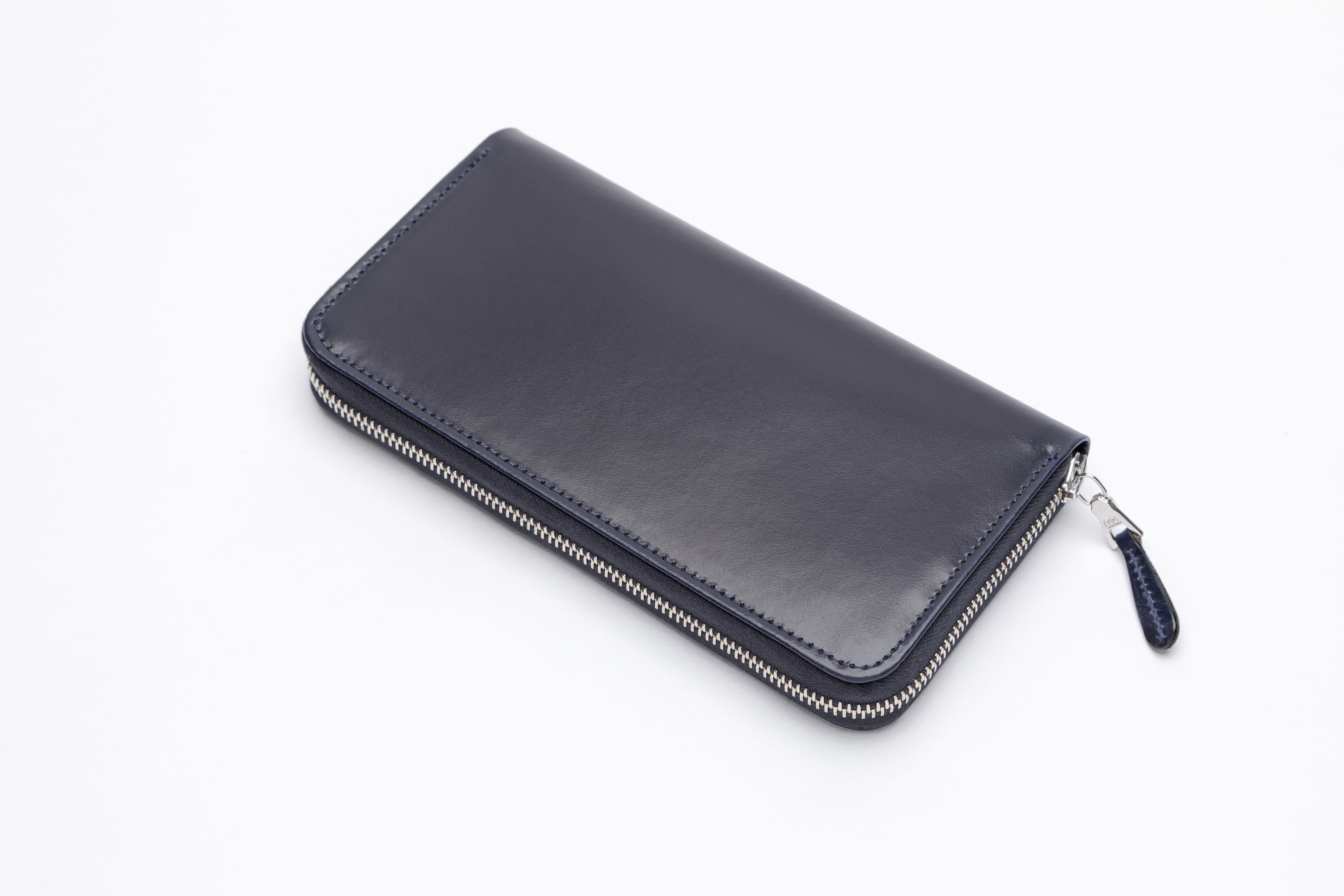 THE BRIDLE ASCOT ZIP ROUND LEATHER PURSE