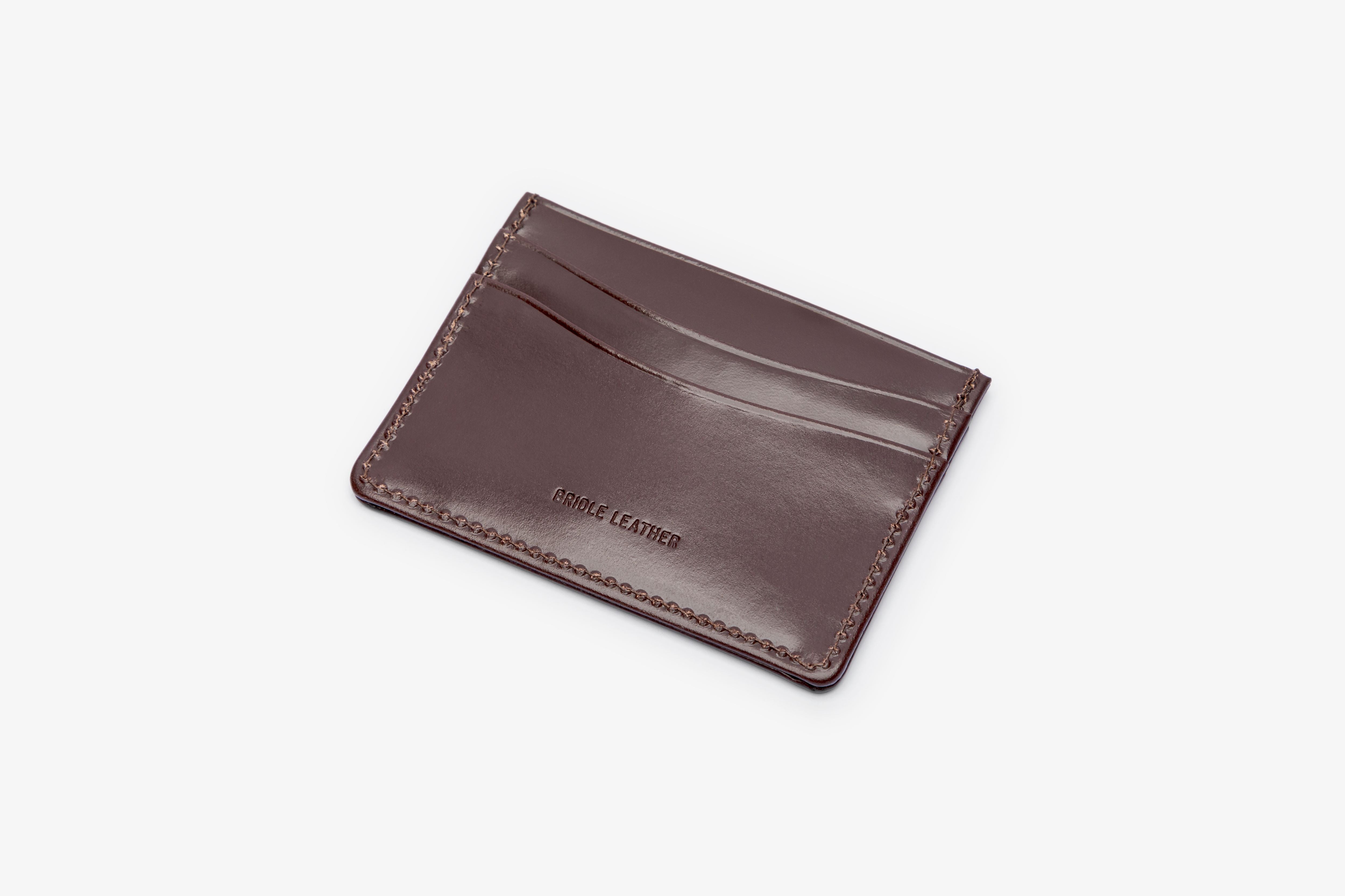 The Slimline Bridle Leather Card Case