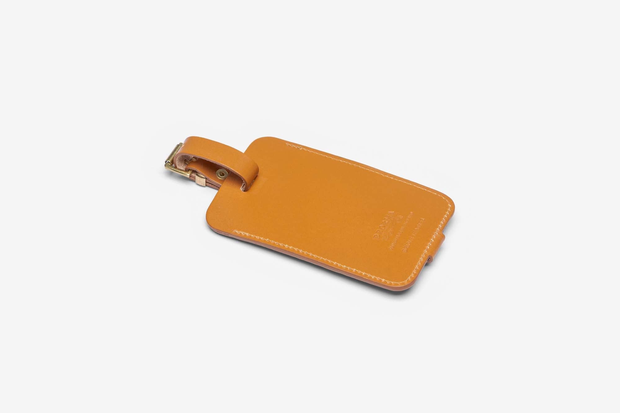 Beorma Luggage Tag in Newton Tan – reverse