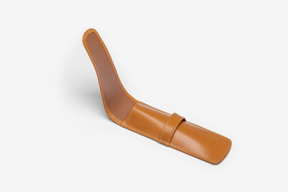Beorma Pen Case in Newton Tan – open