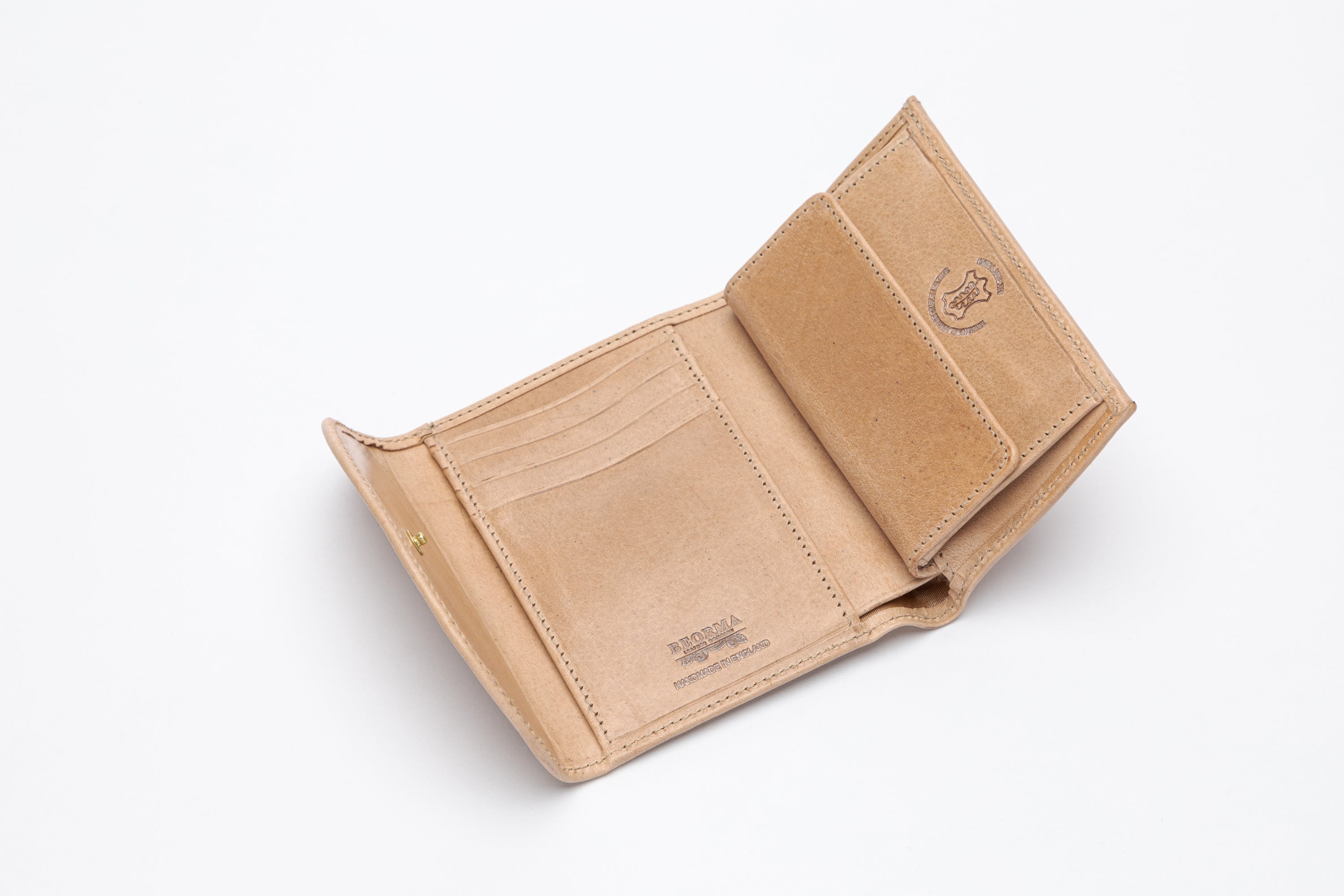 The Wentworth 3-Fold Vintage Leather Purse