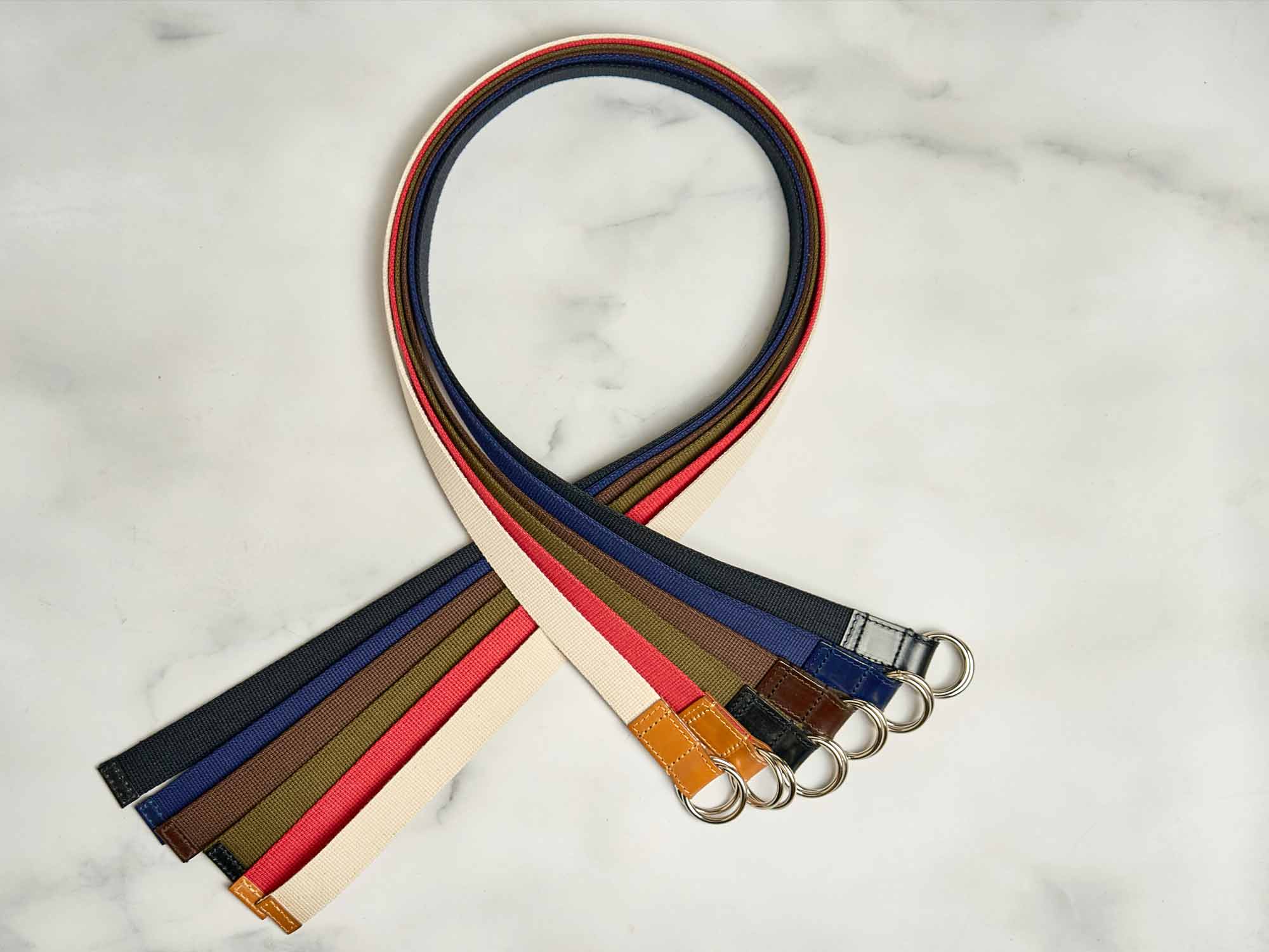 Double Ring Webbing Belt 25mm