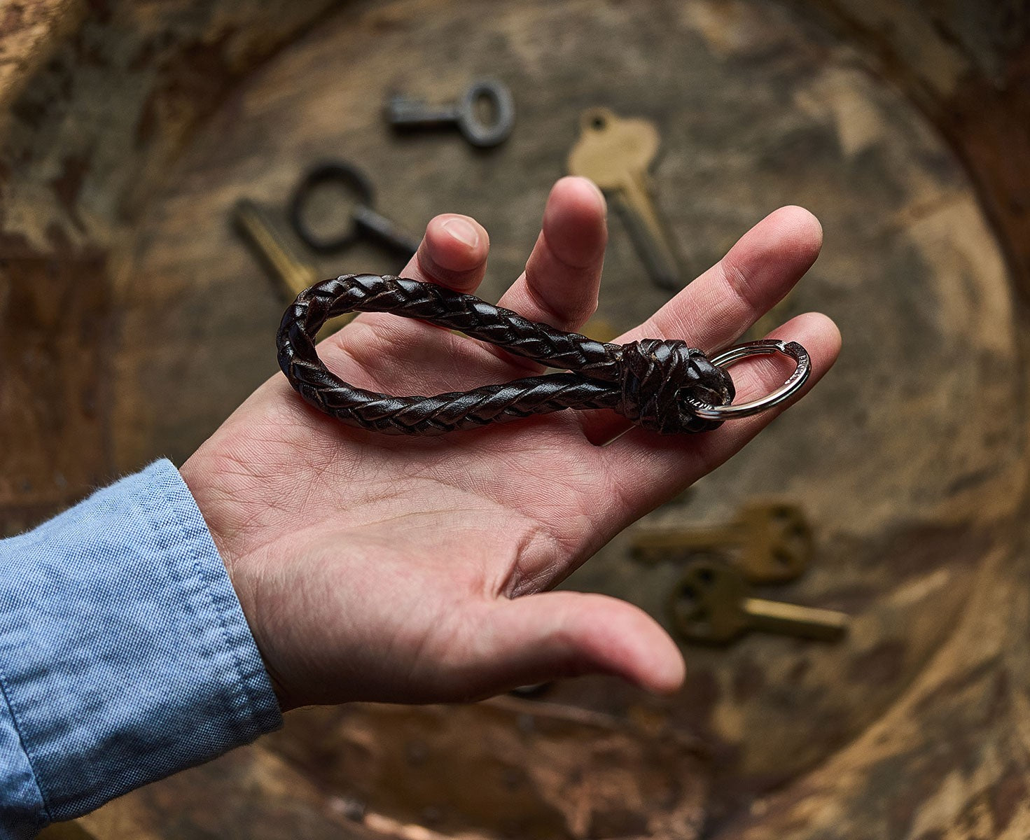 PLAITED KEY FOB