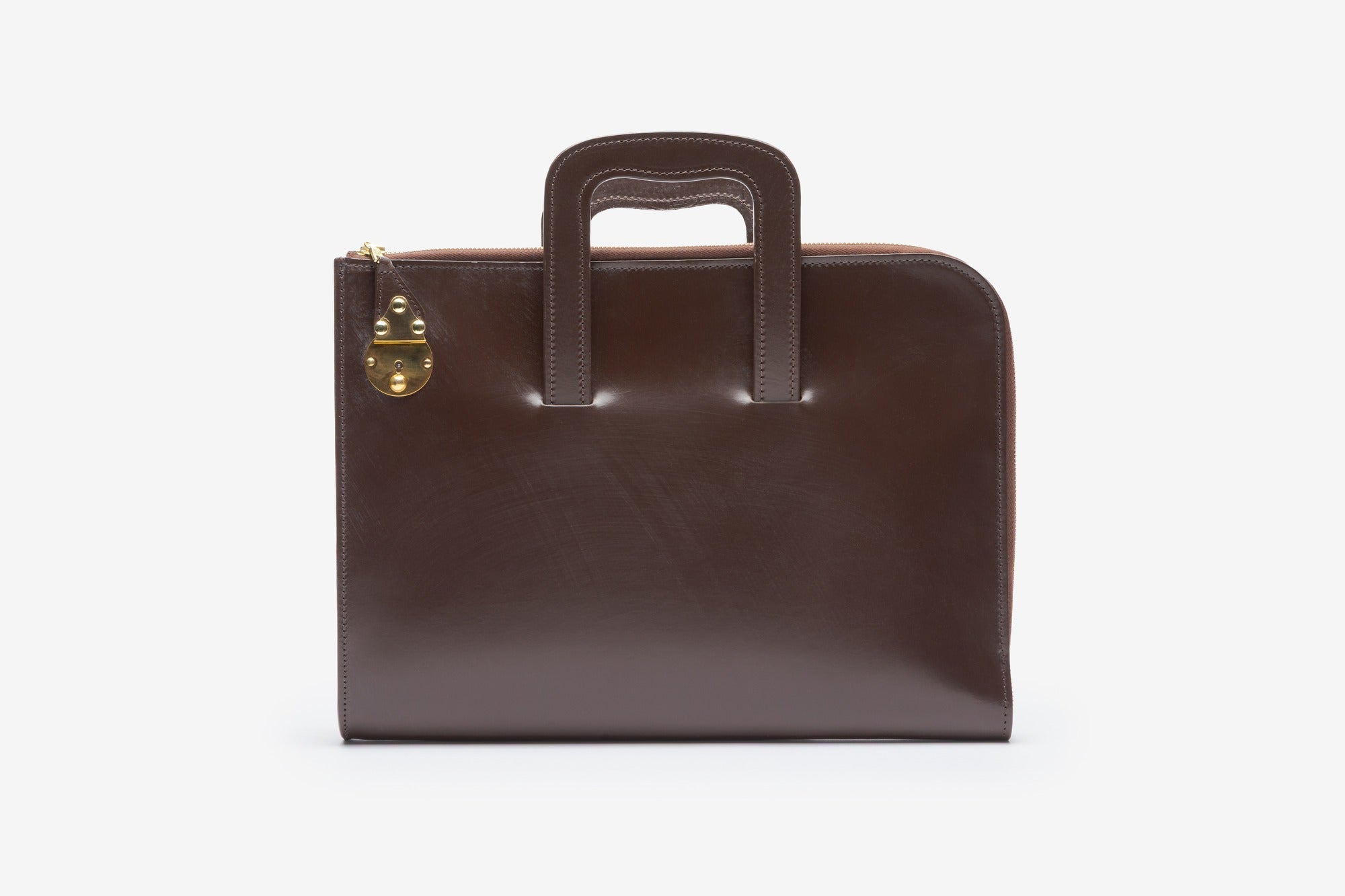 The Melbury folio in Brown - front