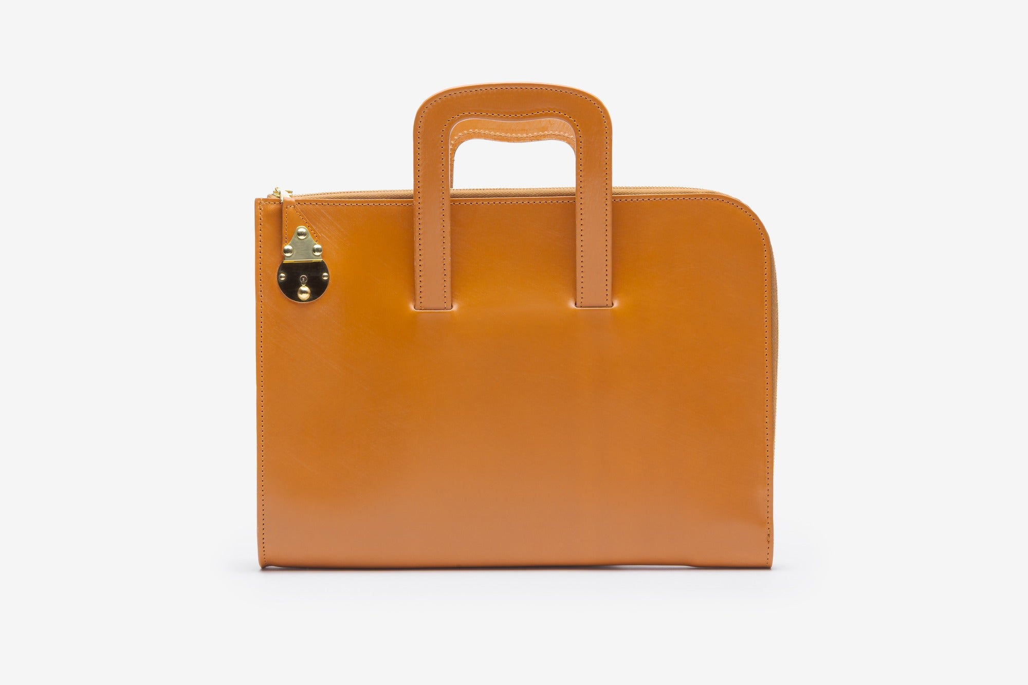 The Melbury folio in Newton Tan - front