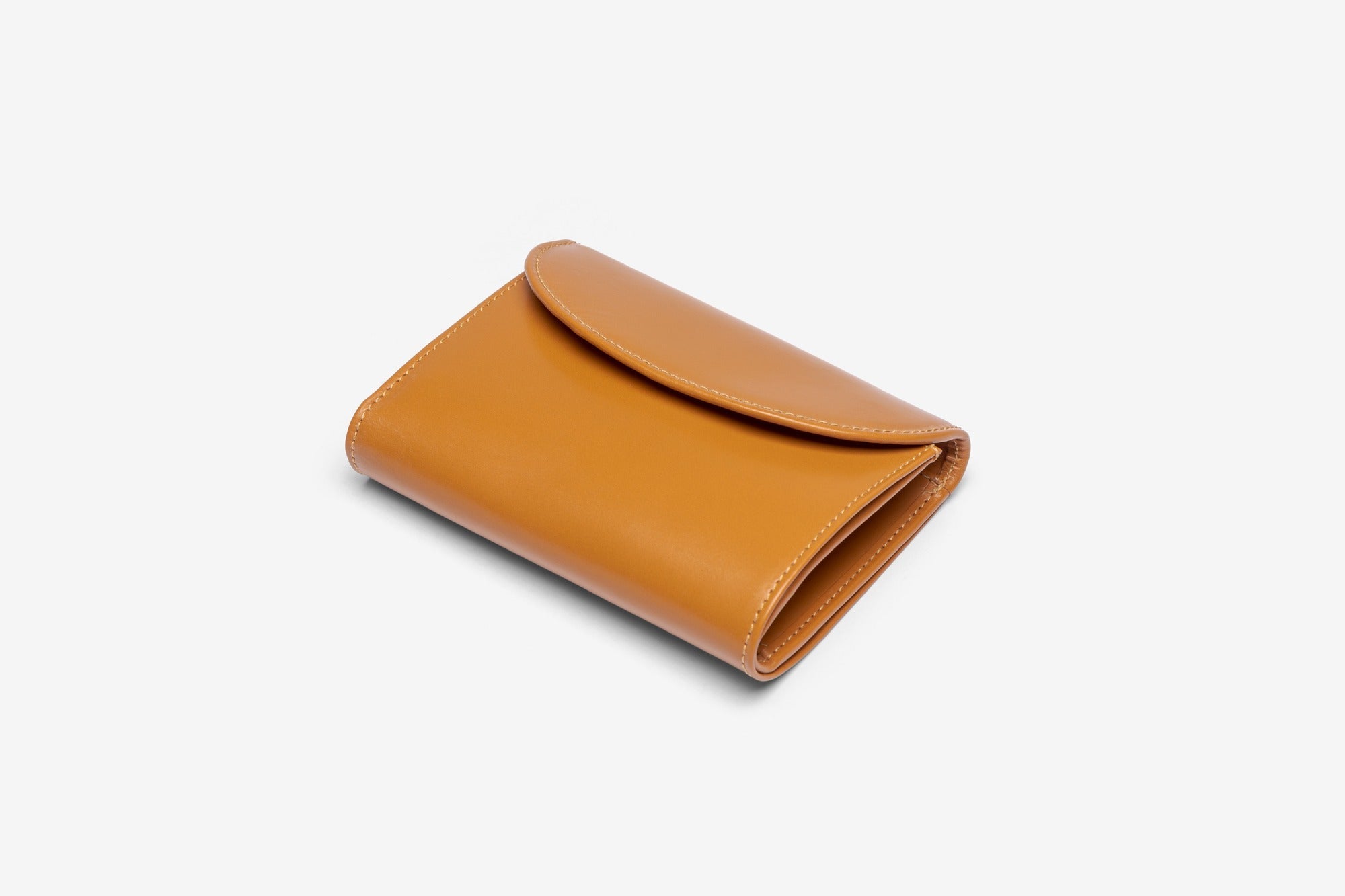 The Wentworth 3-fold purse in Newton Tan