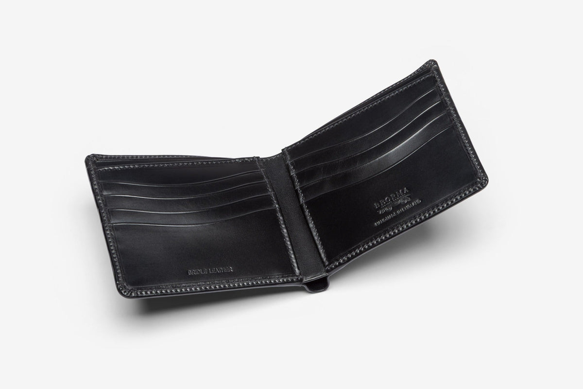 The Regent wallet in Black - open