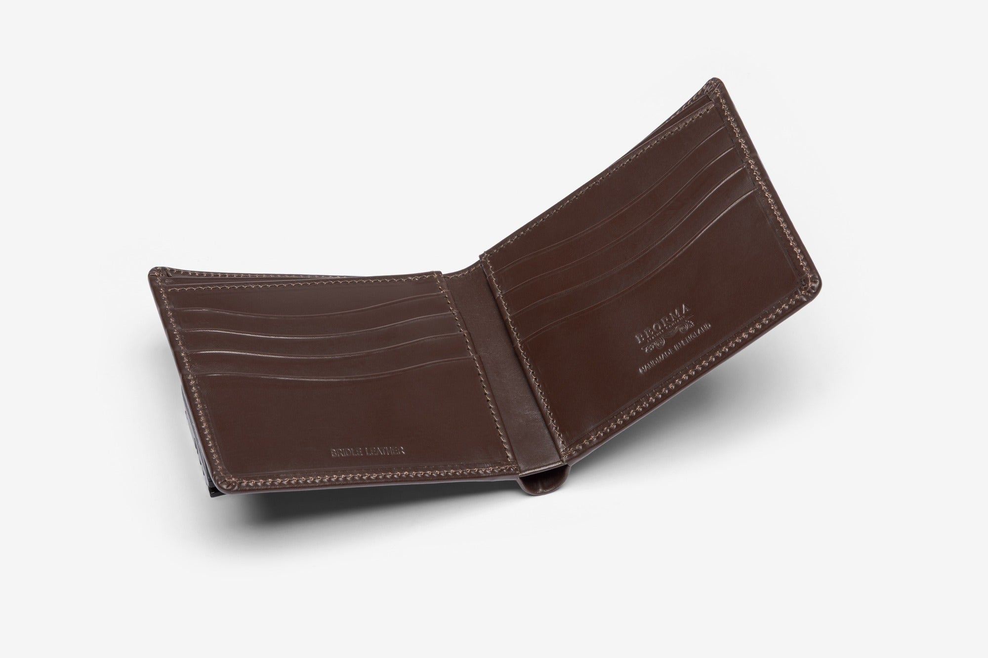 The Regent wallet in Brown - open