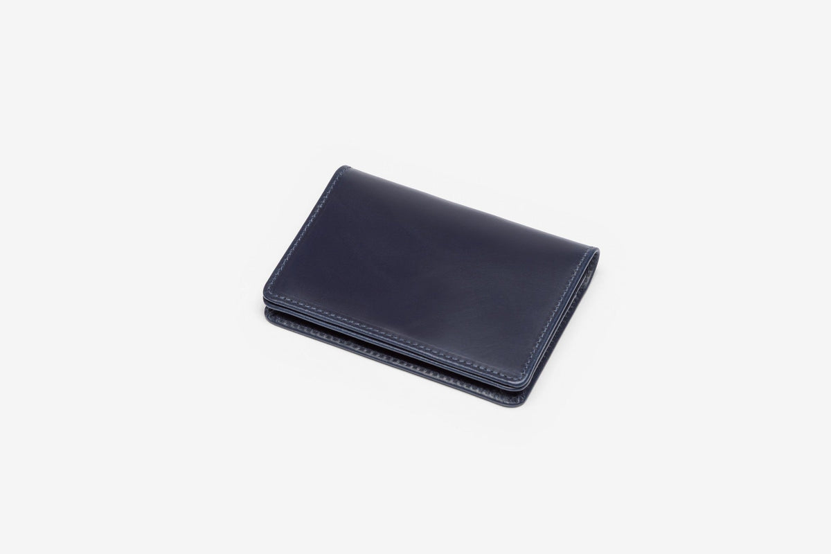 Bridle business card case in Navy