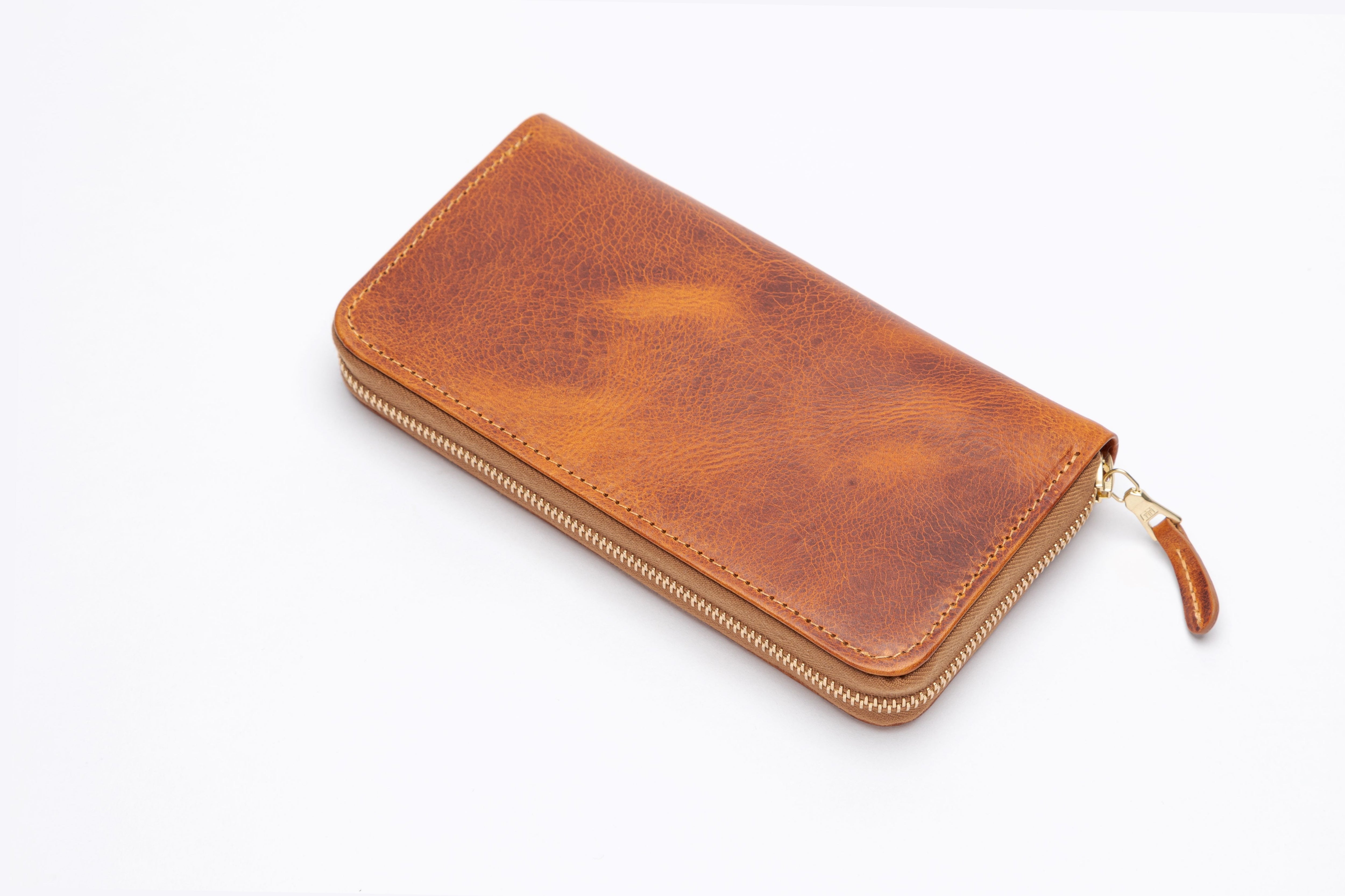 The Ascot Zip Round Leather Purse