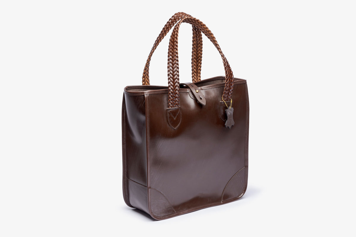 The Bodleian Bridle Leather Tote Bag