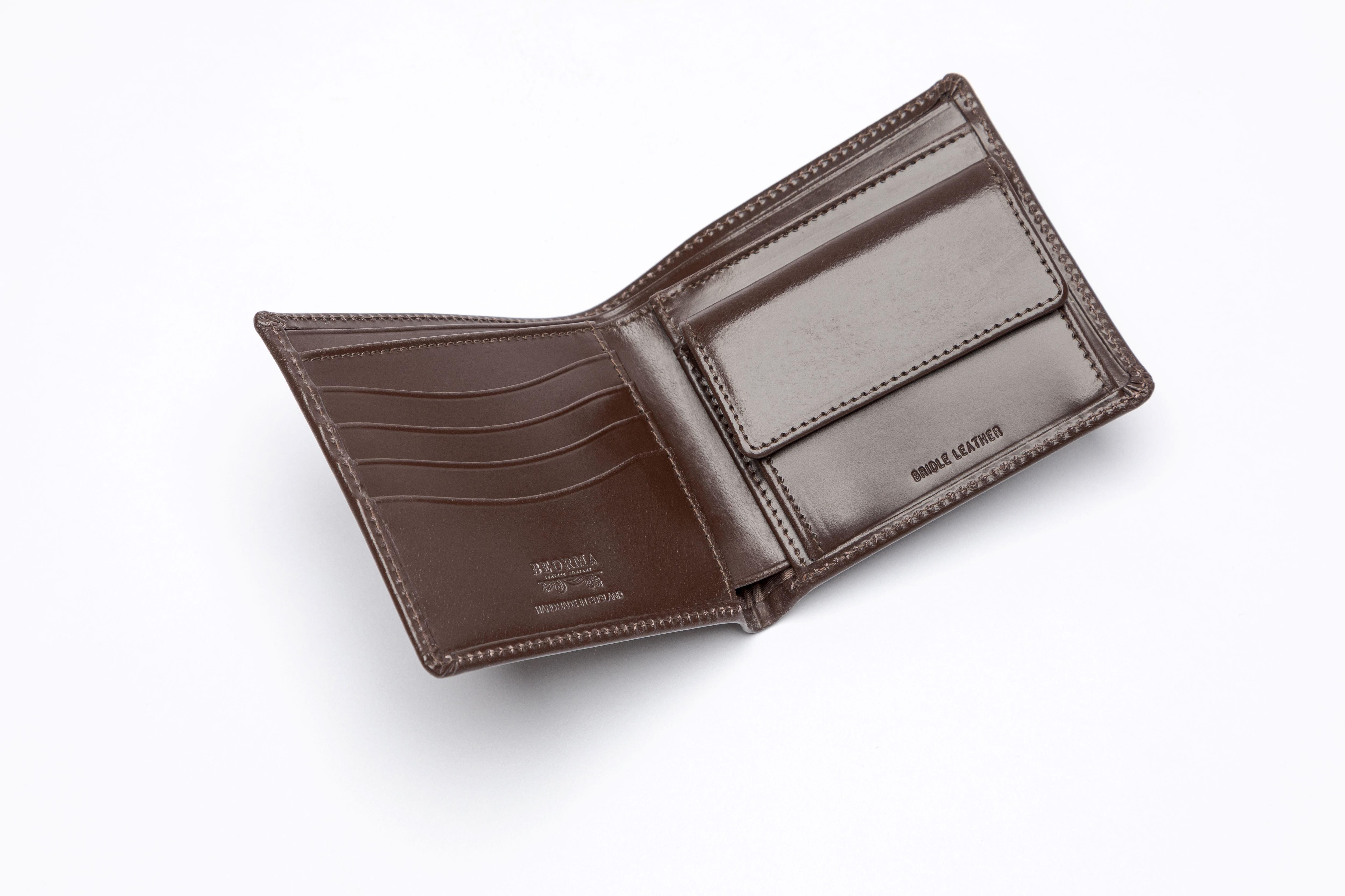 THE BRIDLE LEATHER CLARENCE COIN POCKET WALLET