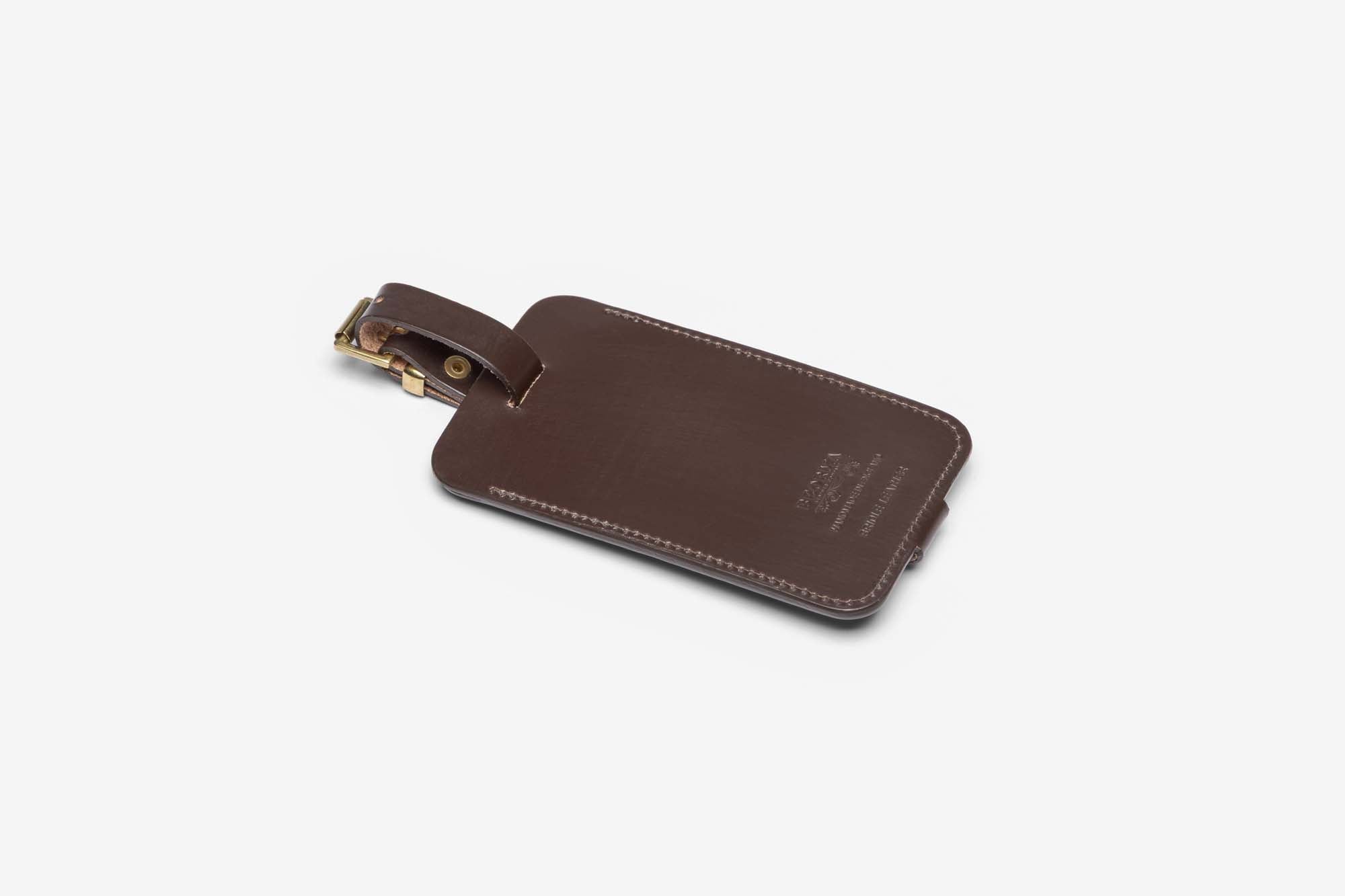 Beorma Luggage Tag in Brown – reverse