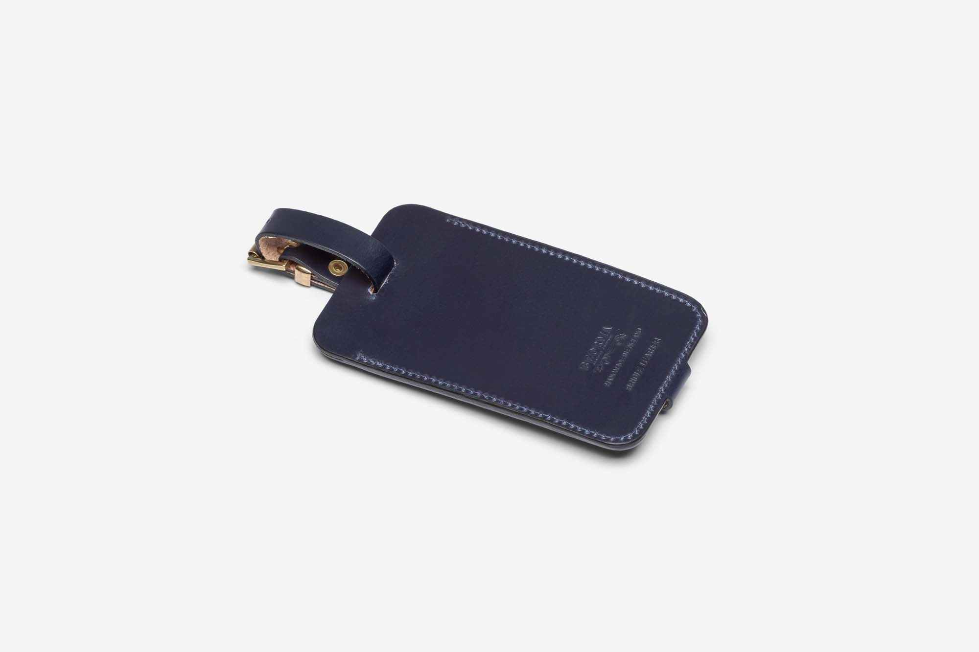 Beorma Luggage Tag in Navy – reverse
