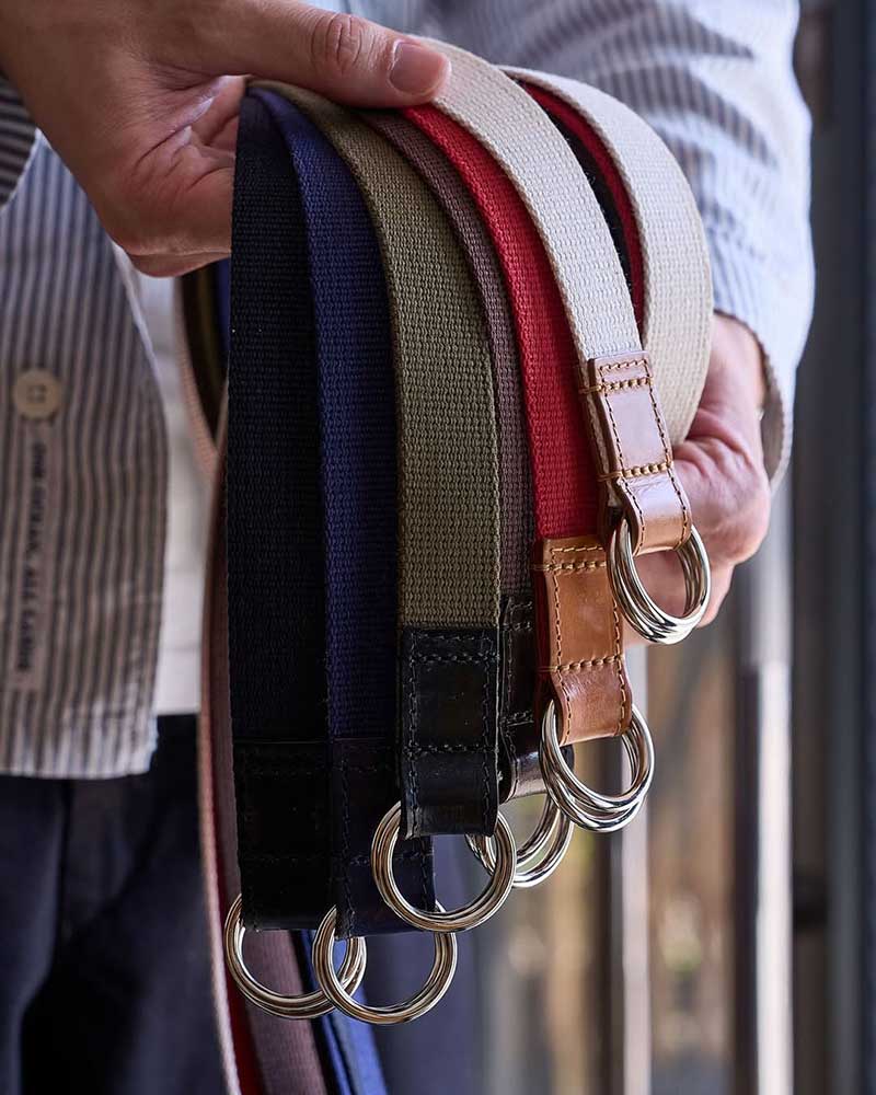 Double Ring Webbing Belt 25mm
